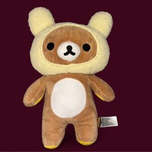 Cute Brown and Cream Bear Plush Toy